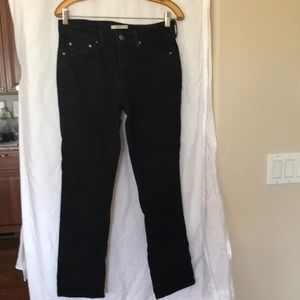 Levi’s 505 straight leg black jeans